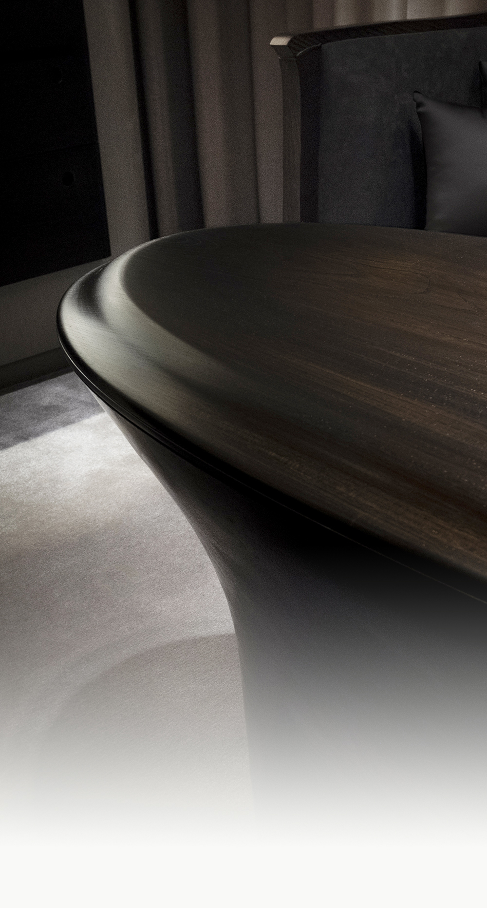 Lacquered table for the Kashikey Boutique in Kyoto