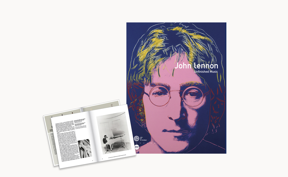 John Lennon exhibition at the cité de la musique, catalogue RMN publishers, Réunion des Musées Nationaux