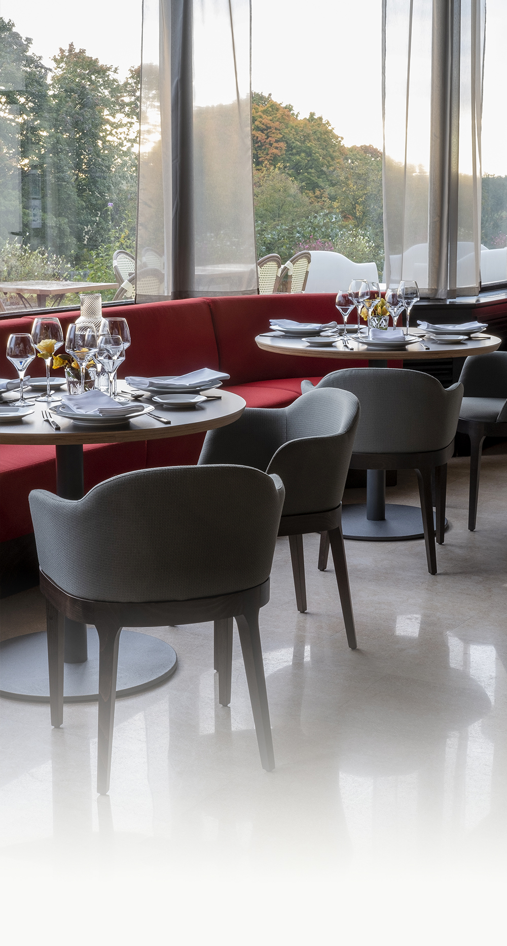 Renovation of the restaurant of the golf d'Ormesson Club House